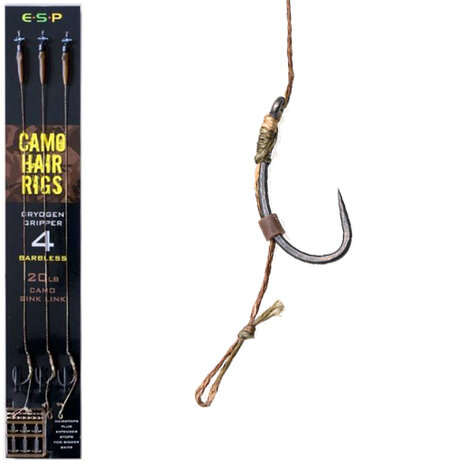 ESP - Hame&ccedil;ons montes Camo Hair Rigs - ESP