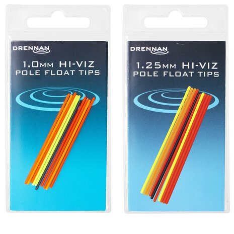 Drennan - Hi-Viz Pole Float Tips - Drennan