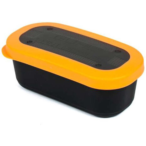 Guru - Bait Box 1pt - 0,57L Black/orange perfo - Guru