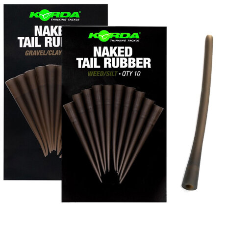 Korda - End Tackle Naked Tail Rubber - Korda