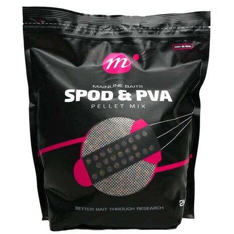 Mainline - Spod &amp; PVA Pellet Mix - 2 kg - Mainline