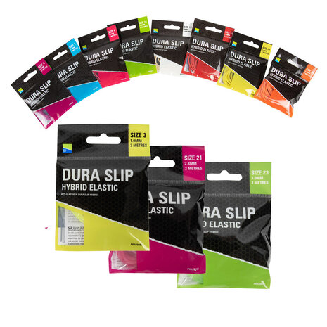 Preston - Volle elastiek Dura Slip Hybrid Elastic / 3m - Preston