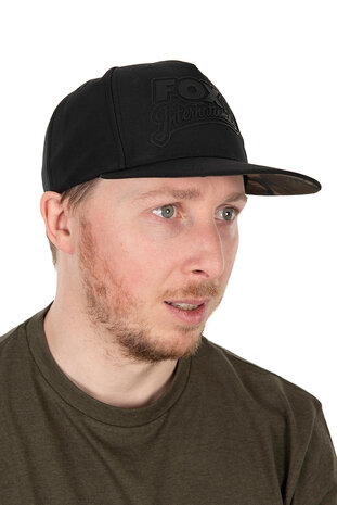 Fox Carp - Black / Camo Snapback Cap - Fox Carp