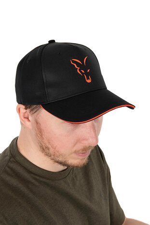 Fox Carp - Collection Baseball Cap Black &amp; Orange - Fox Carp