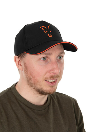 Fox Carp - Collection Baseball Cap Black &amp; Orange - Fox Carp