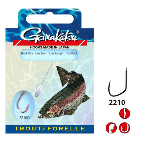 Gamakatsu - Onderlijn Trout 2210R - 200cm - Gamakatsu