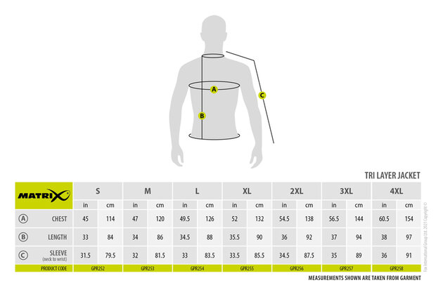 Matrix - Jacket Tri-Layer  25K - Matrix