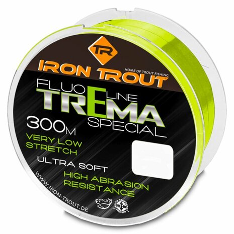 Iron Trout - Fil nylon Fluo Line Trema Special - Fluo Green - 300m - Iron Trout
