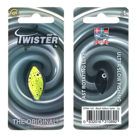 Praesten - PROMO Inline spoon OGP Twister - 2 gram - Viking Lures