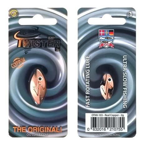 Praesten - PROMO Inline spoon OGP Twister - 2 gram - Viking Lures