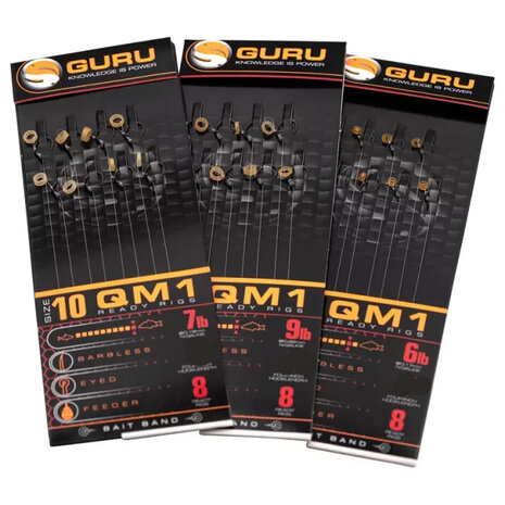 Guru - Onderlijn QM1 Bait Bands 15&quot; - 37cm - Guru