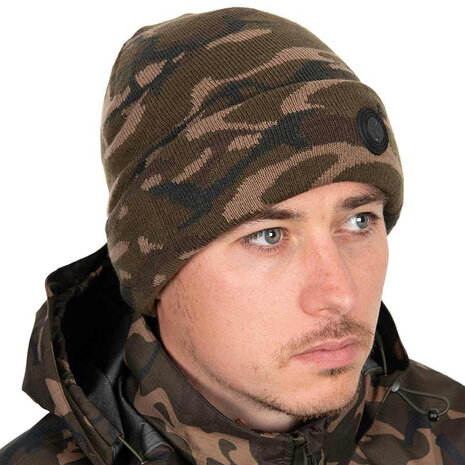 Fox Carp - Bonnet Camo Sherpa Tec Beanie - Fox Carp