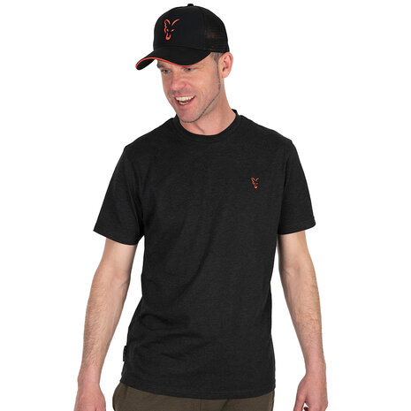 Fox Carp - Black &amp; Orange T-Shirt - Fox Carp