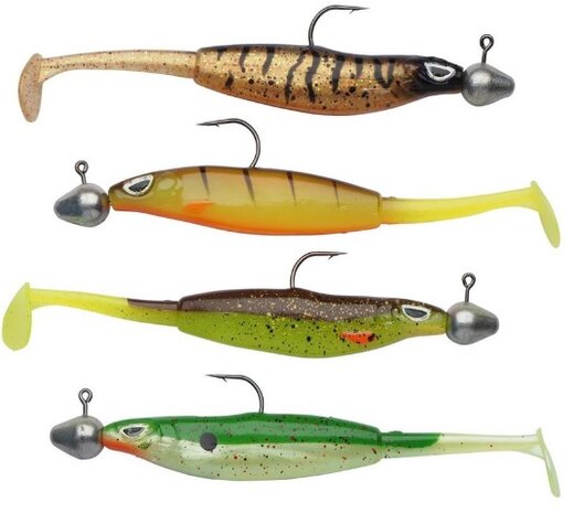 Berkley - Sick Vibe Pre-Rigged Softbait (4 stuks) 12,0cm - Berkley