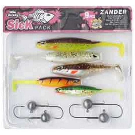 Berkley - Sick Pack Zander Softbait Kit (9 stuks) - Berkley