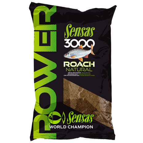 Sensas - Amorce 3000 Power Roach Natural - 1kg - Sensas