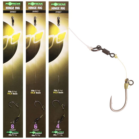 Korda - Hame&ccedil;on montes Hinge Rig Choddy MT Barbed  - Korda