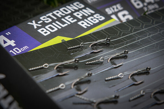 Matrix - Hame&ccedil;on montes MXC-4 X-Strong Boilie Pin Rigs Barbless - 10cm - Matrix