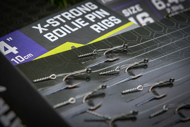 Matrix - Onderlijn MXC-4 X-Strong Boilie Pin Rigs Barbless - 10cm - Matrix