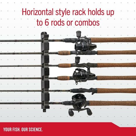 Berkley - Horizontal 6 Rod Rack - Berkley