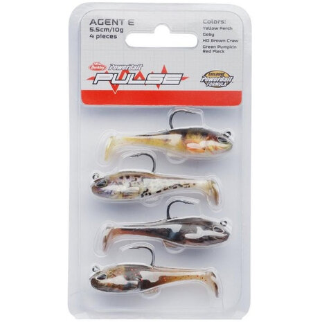 Berkley - Pulse Agent E Softbait 4-Pack 5.5cm - 10g - Berkley