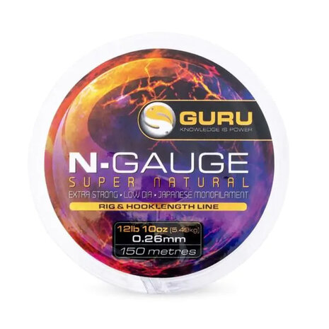 Guru - Fil nylon N-Gauge Super Natural Clear - 150m - Guru