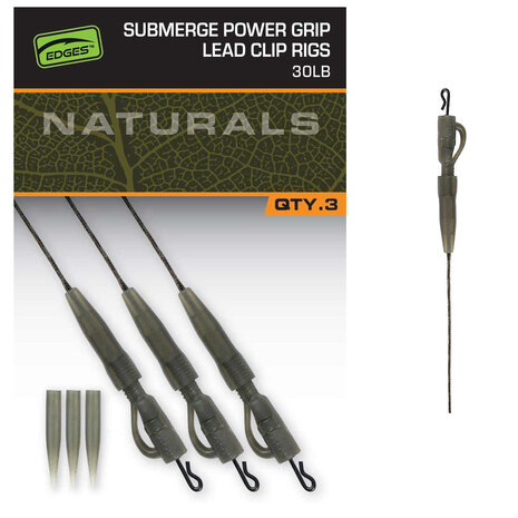 Fox Carp - End Tackle Naturals Sub Power grip lead clip - Fox Carp