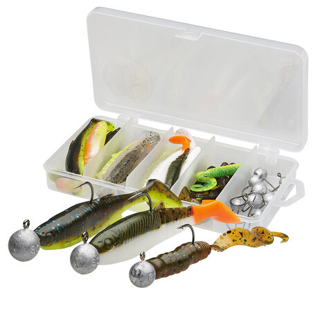 Savage Gear - Softbaits Perch Academy Kit Mixed Colours - 32 stuks - Savage Gear