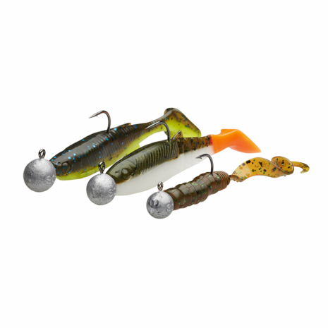 Savage Gear - Softbaits Perch Academy Kit Mixed Colours - 32 stuks - Savage Gear