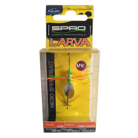 SPRO - Spinnerbait Larva Micro Single Hook 3,5cm - SPRO