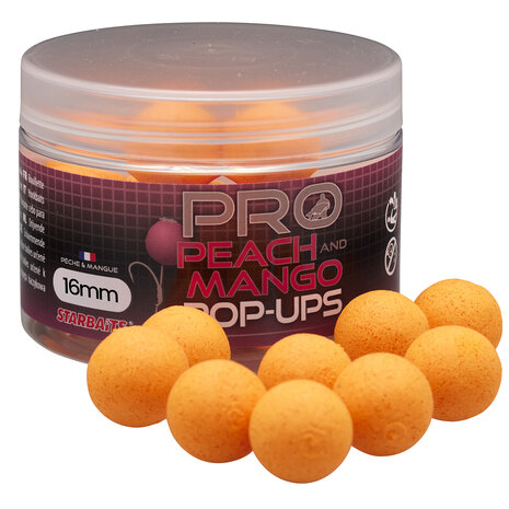 Starbaits - Pop-ups Pro Peach &amp; Mango - 16mm - 50gr - Starbaits