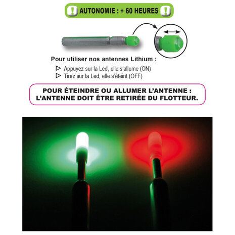 Fun Fishing - Dobberbouw Lithium (Led) antenne - Fun Fishing