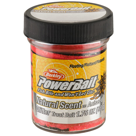 Berkley - App&acirc;ts d&#039;imitation Powerbait Natural Scent Glitter Trout Bait Anise - Berkley