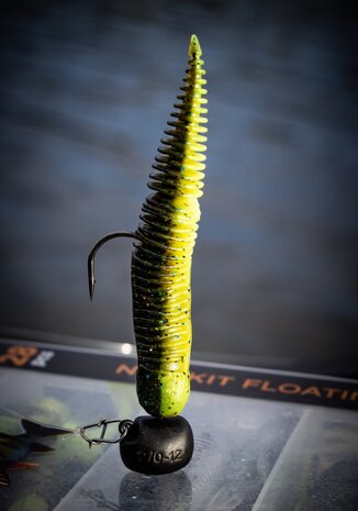 Savage Gear - Ned Dragon Tail Slug Clear Water Mix - Savage Gear