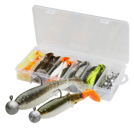 Savage Gear - Softbaits Cannibal Shad Kit Mixed Colours - Savage Gear