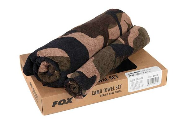 Fox Carp - Camo beach / hand towel box set - Fox Carp