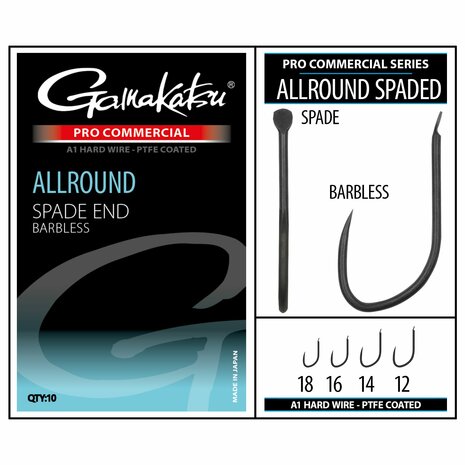 Gamakatsu - Haken PRO-C Allround Spade A1 PTFE BL - Gamakatsu