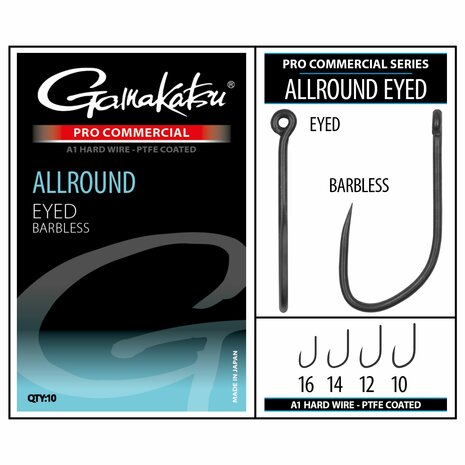 Gamakatsu - Haken PRO-C Allround Eyed A1 PTFE BL - Gamakatsu