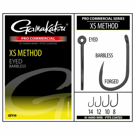 Gamakatsu - Haken PRO-C XS Method Eyed A1 PTFE BL - Gamakatsu