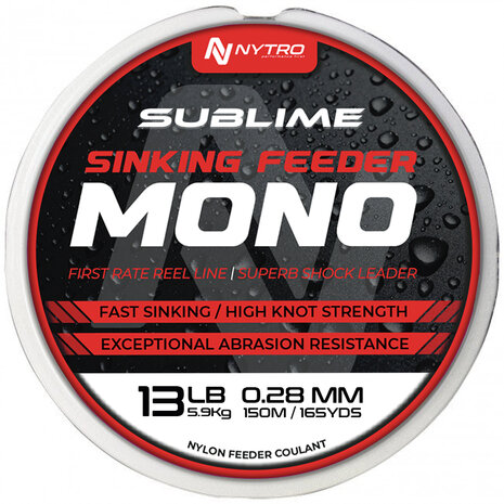 Nytro - Lijn nylon Sublime Sinking Feeder Mono - Nytro