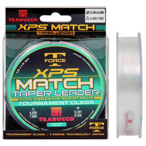 Trabucco - Lijn Nylon XPS Match Taper Leader - 10x15m - Trabucco