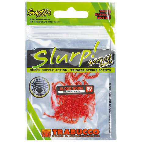 Trabucco - Kunstaas Slurp Bait Bloodworm Blood Red - Trabucco