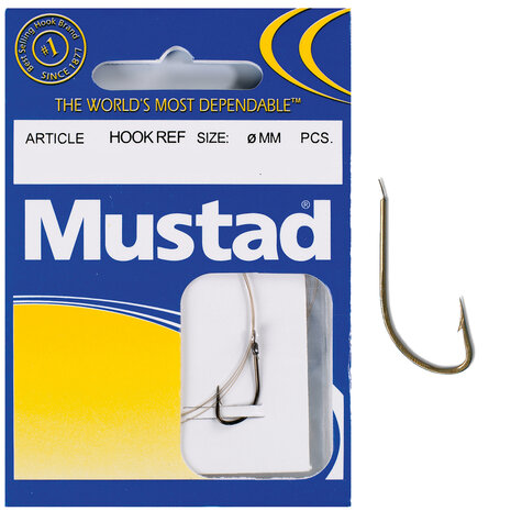 Mustad - Onderlijnen 515A Strong Line Barbed 40cm - Mustad