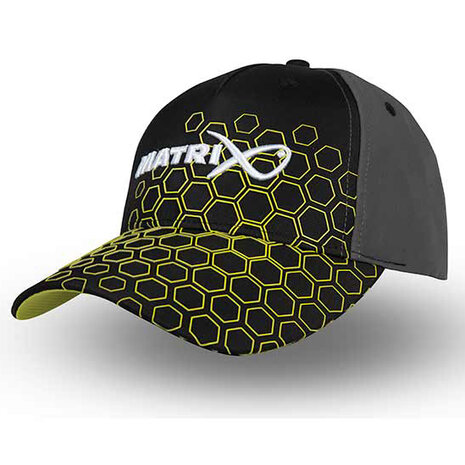 Matrix - Hex Print Baseball Cap  - Black - Matrix