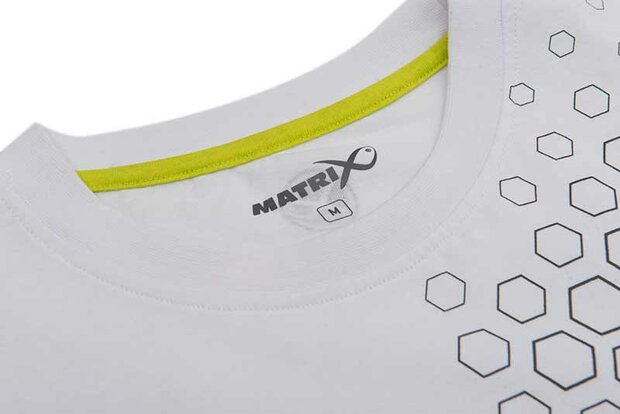 Matrix - Hex Print T-Shirt White - Matrix