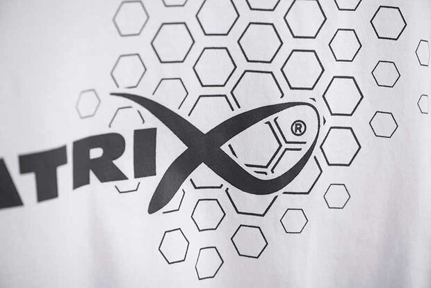 Matrix - Hex Print T-Shirt White - Matrix