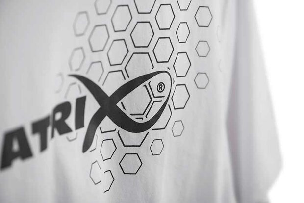 Matrix - Hex Print T-Shirt White - Matrix