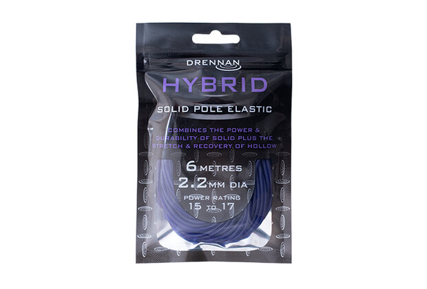 Drennan - Volle elastiek Hybrid Solid Pole Elastic / 6m - Drennan