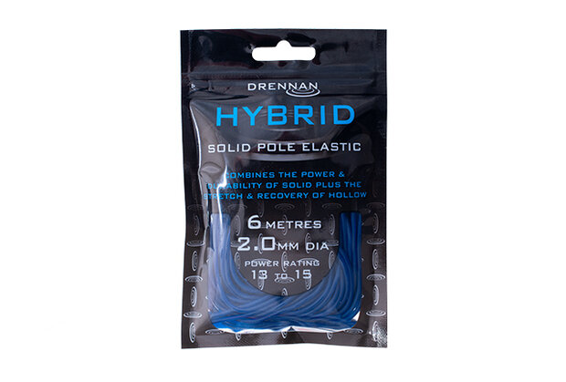 Drennan - Volle elastiek Hybrid Solid Pole Elastic / 6m - Drennan
