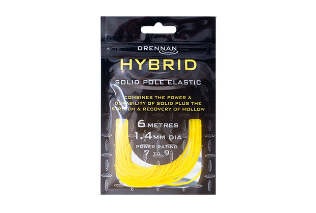 Drennan - Volle elastiek Hybrid Solid Pole Elastic / 6m - Drennan
